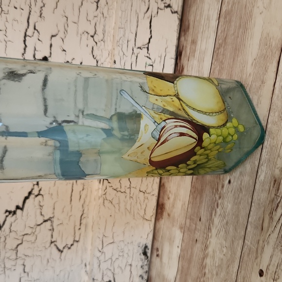 Pier 1 Terra Cotta Utensil Vase and Olive Oil Glass Dispenser--Set of 2 - Picture 7 of 10